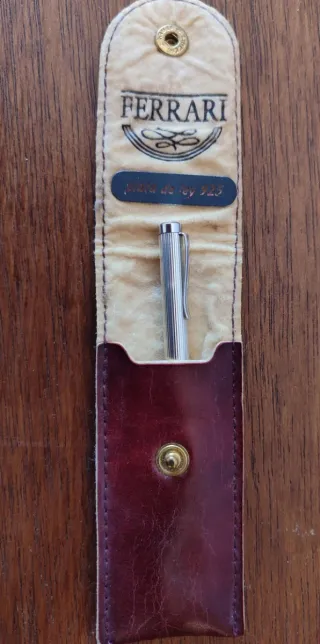 Mini Bolígrafo de Plata Ley 925 FERRARI ARGENTO