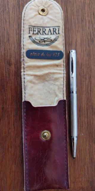 Mini Bolígrafo de Plata Ley 925 FERRARI ARGENTO