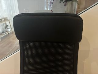 Silla de Oficina Negra y Plateada Despacho