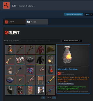 Rust STEAM con DROPS