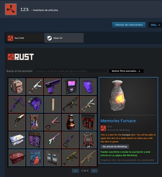 Rust STEAM con DROPS