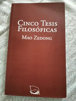 Libro "Cinco tesis filosóficas" Mao Zedong
