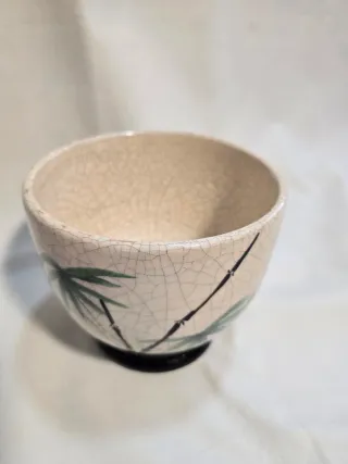 Macetero Cerámica Vintage Benlloch Bambú