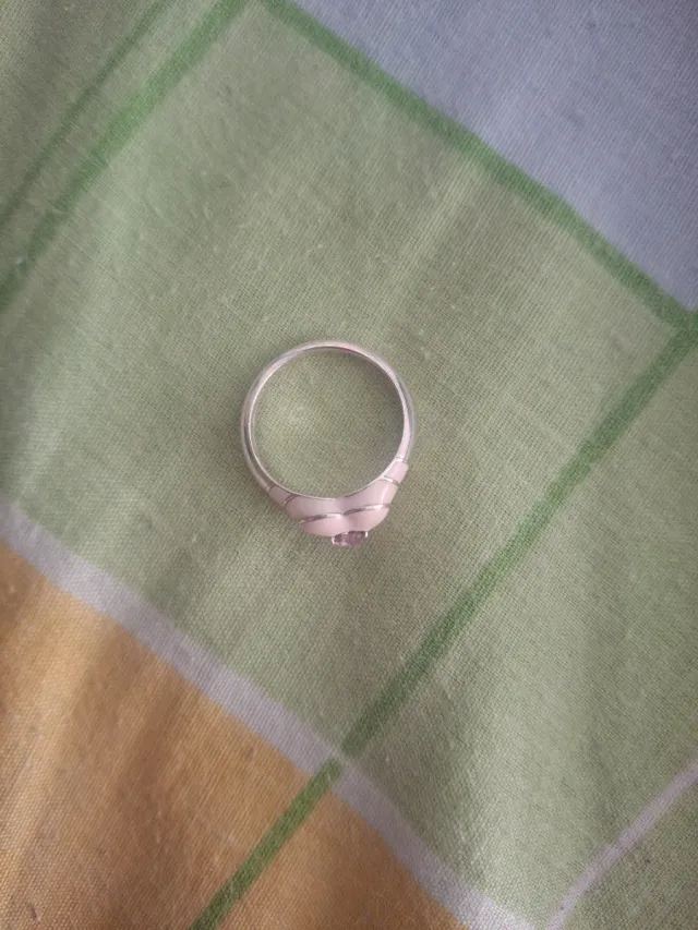 Anillo Thomas Sabo Corazón Plata Esmalte Rosa