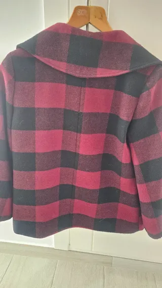 Abrigo cuadros Atmosphere Talla M