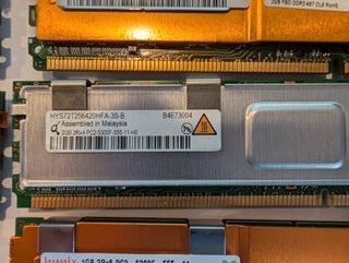 Lote 12 Memorias RAM Hynix 2GB y 1GB