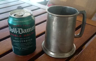 Jarra Antigua de Estaño