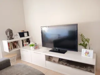 Mueble TV comedor blanco