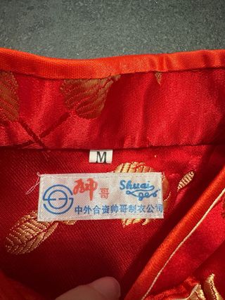 Vestito Qipao tradizionale cinese in seta