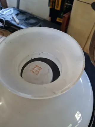 Lámpara de techo vintage laton y cristal