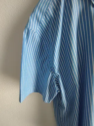 Camisa Pedro del Hierro Rayas Azul Talla L