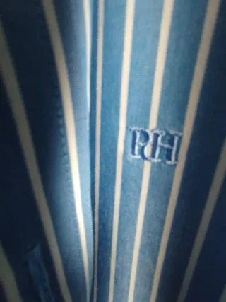 Camisa Pedro del Hierro Rayas Azul Talla L