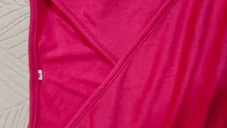 Body Cutout Mangas Largas Rosa fucsia