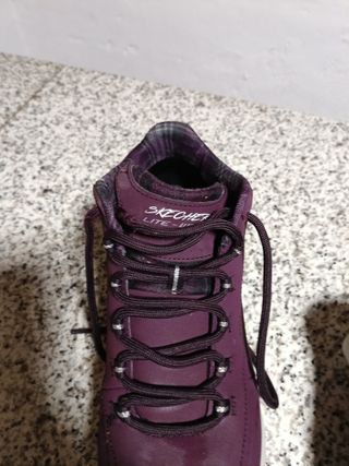 Botines Skechers Morados