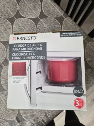 Cocedor de arroz microondas Ernesto nuevo