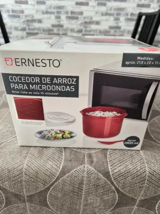 Cocedor de arroz microondas Ernesto nuevo