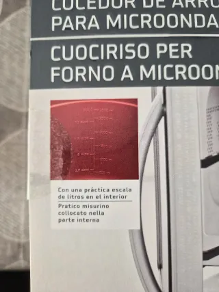 Cocedor de arroz microondas Ernesto nuevo