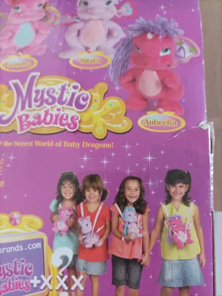 Peluche Mystic Babies Dragón Morado