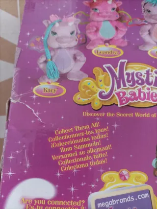 Peluche Mystic Babies Dragón Morado