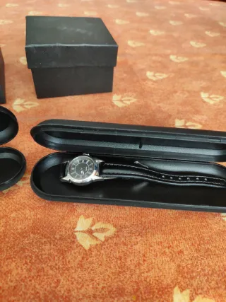 Reloj P.A.C. Mujer Dorado y Negro