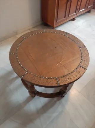 Mesa de centro madera y metal