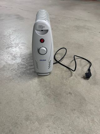 Radiador Eléctrico Pequeño Blanco