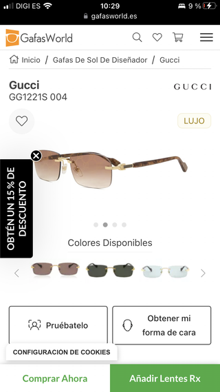 Gafas de sol Gucci