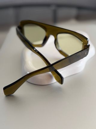 Gafas de sol gruesas kaki/verde oliva