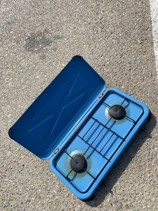 Cocina de camping Midland azul