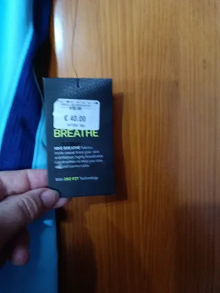 Camiseta FCB Mujer Talla XL Nike Azul