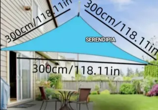 2 Tende a Vela Triangolari 3X3X3