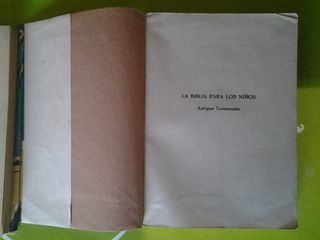 LA BIBLIA PARA NIÑOS - ANTIGUO Y NUEVO TESTAMENTO
