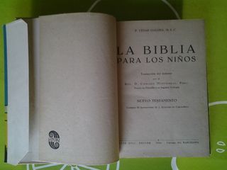 LA BIBLIA PARA NIÑOS - ANTIGUO Y NUEVO TESTAMENTO