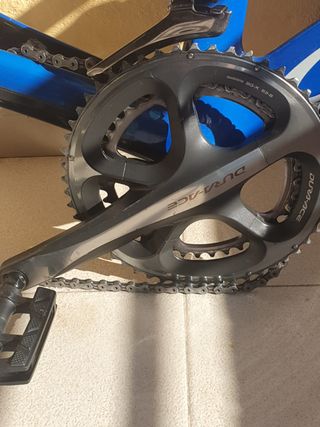 Bicicleta de carretera Orbea azul