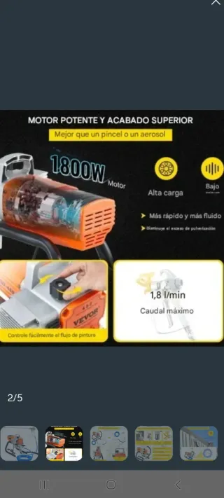 Máquina de pintura profesional