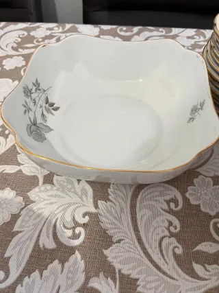 Vajilla completa de porcelana