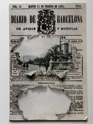 Lote 3 Postales Barcelona Vintage Antiguas