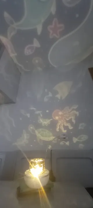 Lámpara infantil proyector