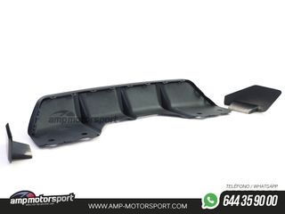 AÑADIDO DIFUSOR TRASERO BMW X6 F16 14-19 NEGRO MATE