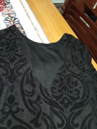 Tubino nero con fantasia