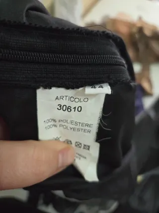 Abito Lella Chatier donna nero/argento M