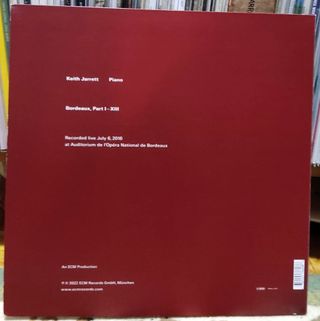2 LPs Keith Jarrett - Bordeaux Concert