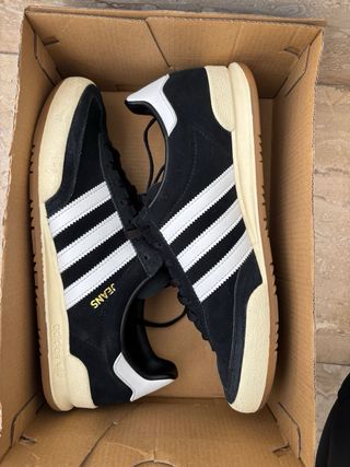Adidas Jeans Talla 41 Negro Blanco