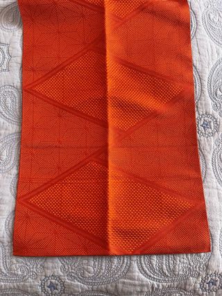 Obi. Cinturón Kimono Japonés Naranja.