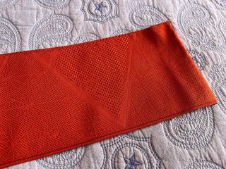 Obi. Cinturón Kimono Japonés Naranja.