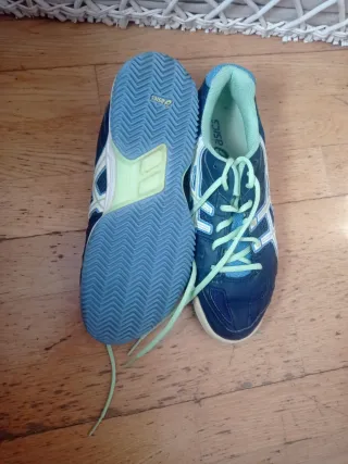 Zapatillas Asics Azul y Verde