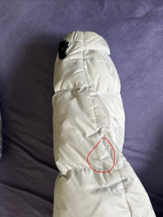 Chaqueta The North Face Puffer Negra y Blanca