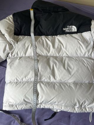 Chaqueta The North Face Puffer Negra y Blanca