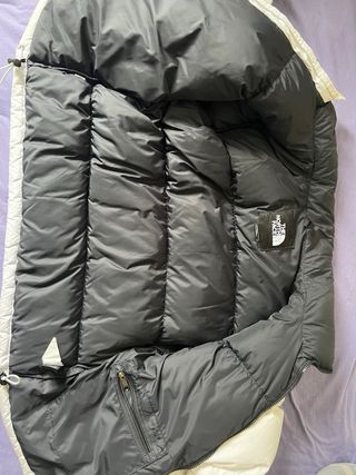 Chaqueta The North Face Puffer Negra y Blanca
