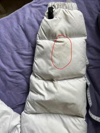 Chaqueta The North Face Puffer Negra y Blanca